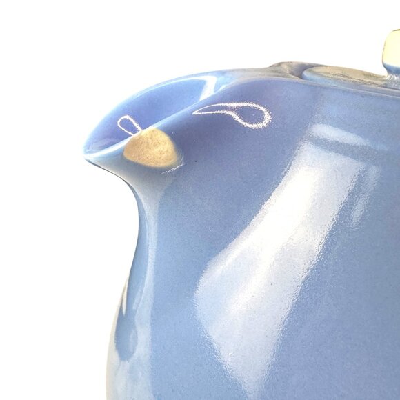 Vintage Hall's Superior Rose Parade Pitcher & Tea Pot Set Stoneware - Picture 12 of 14